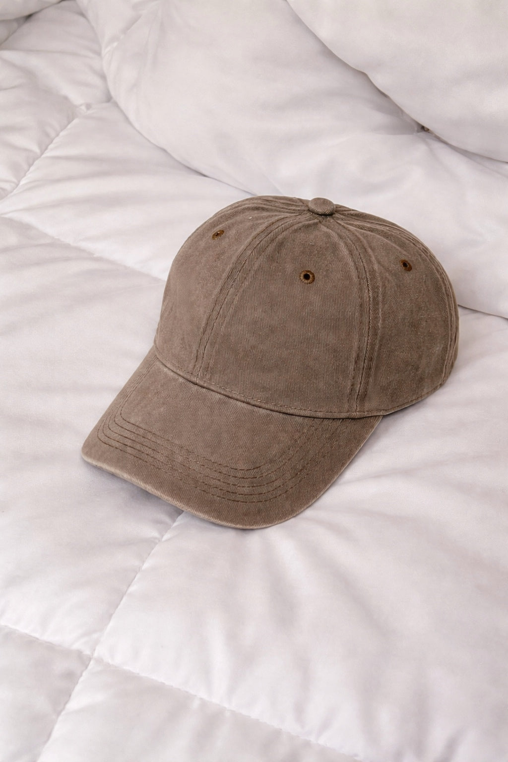 Acidic washed cap